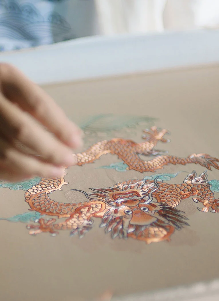 With Needle as Pen, Fabric as Medium, Art at Fingertips