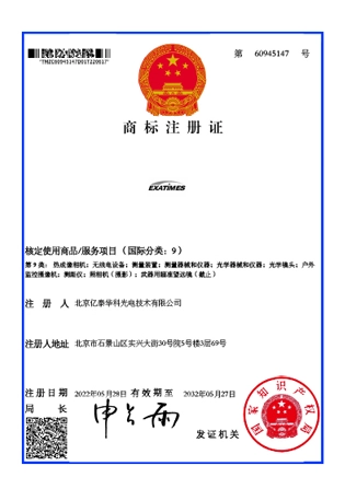 trademark certificate